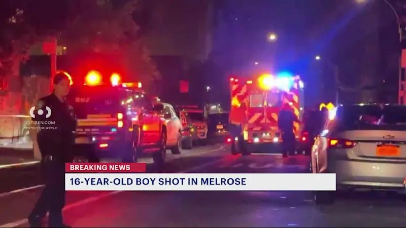 Story image: 16-year-old boy shot in Melrose