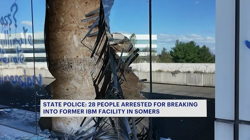 Story image: State police warn of dangers as trespassing surges at abandoned IBM campus in Somers