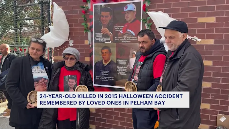 Story image: Remembering Kristjan: Handball tourney marks 10 years since Halloween crash killed 3 in Pelham Bay