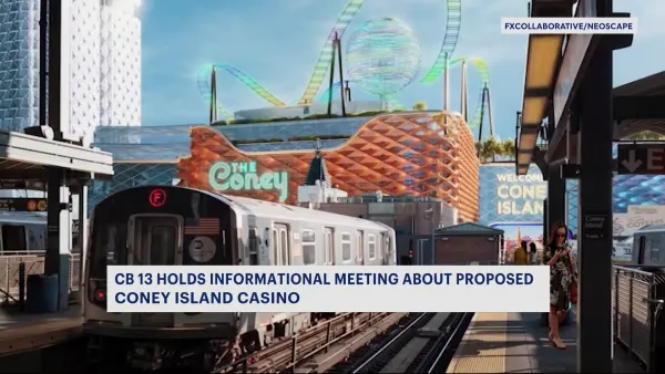 Meeting held to inform Brooklyn residents about casino licenses ahead of 'The Coney' proposal 