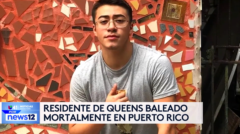 Story image: Univision 41 News Brief: Residente de Queens baleado mortalmente en Puerto Rico