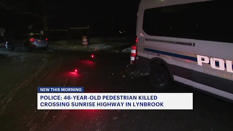 Story image: 46-year-old woman fatally struck by vehicle on Sunrise Highway in Lynbrook