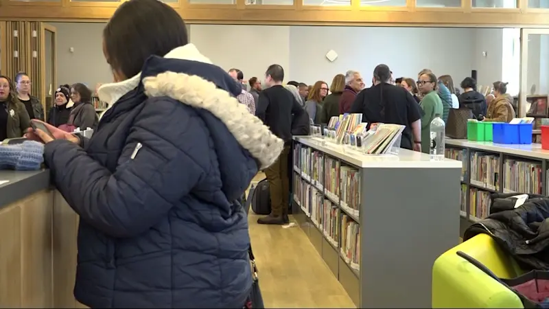 Story image: Ribbon-cutting event held to celebrate reopening of Hunts Point Library 