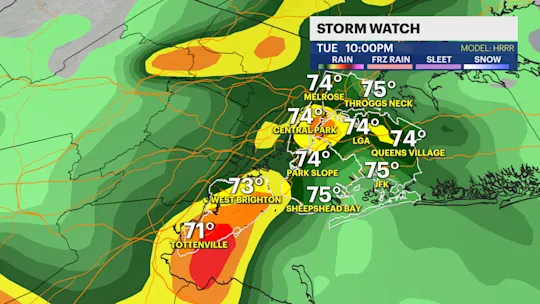 NY FM Temp 3k HRRR