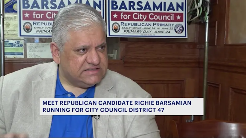 Story image: Meet GOP candidate Richie Barsamian running for City Council District 47