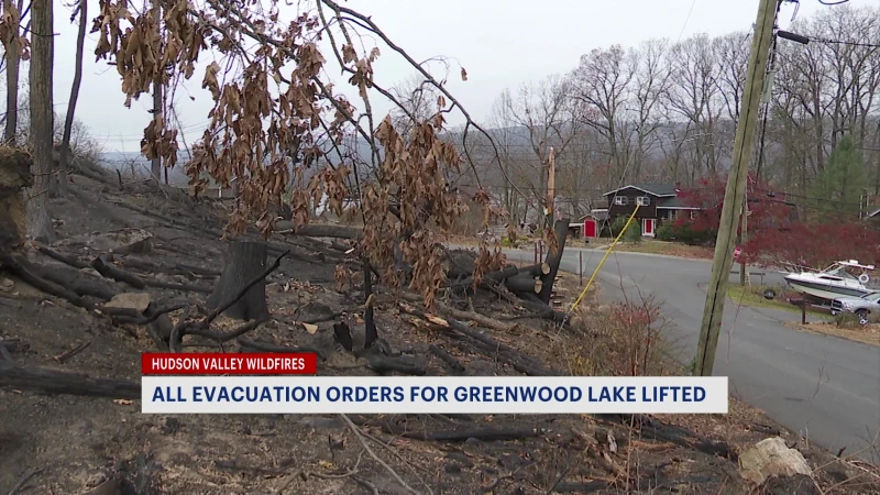 Story image: Greenwood Lake evacuees return home, prepare for storm that could stir up wildfire debris