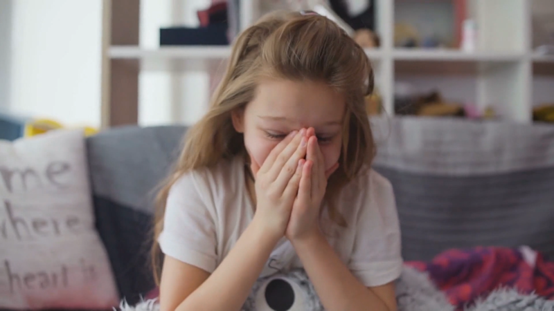 Story image: The differences in caring for a child with a cold vs. the flu