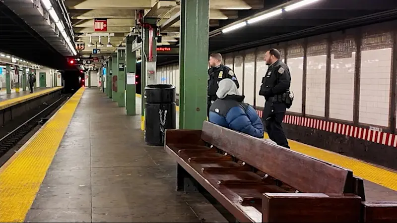 Story image: State data shows transit crime down, 1 year after Gov. Hochul launches subway safety plan