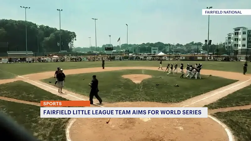 Story image: Fairfield Little League team 3 wins from Little League World Series