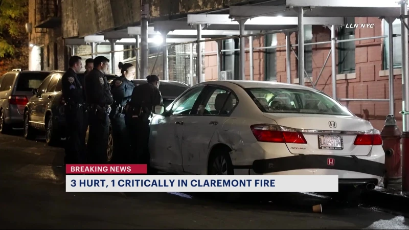 Story image: Officials: 3 hurt, 1 critically in Claremont fire