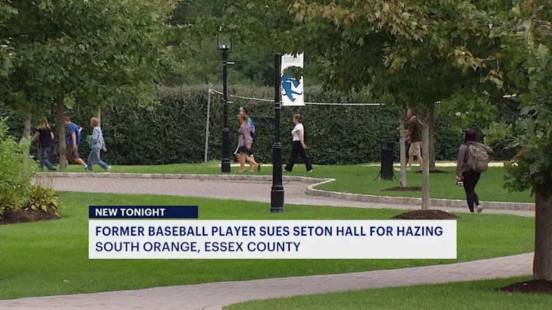 Story image: Former baseball player sues Seton Hall University, coach, over hazing claims