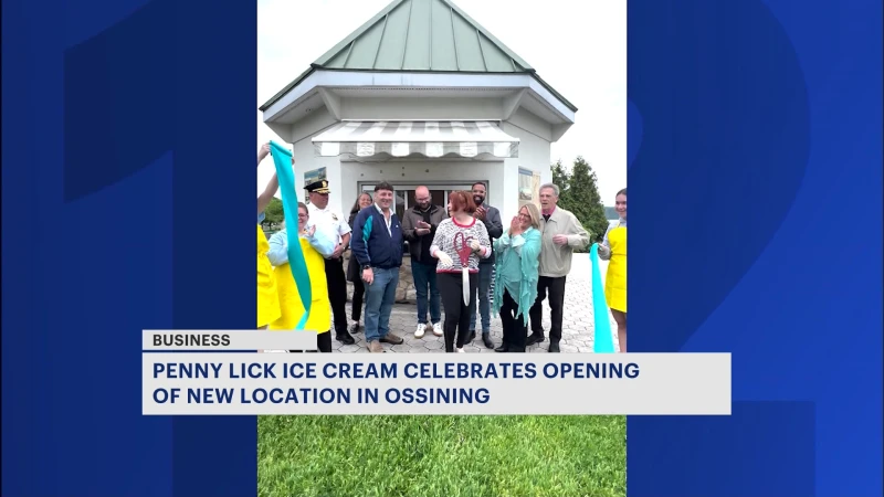 Story image: Ribbon-cutting ceremony held for 'Penny Lick Ice Cream' Ossining shop