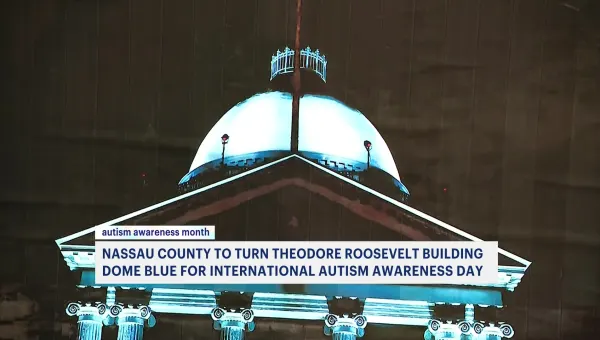 Theodore Roosevelt Building dome to be lit in blue for International Autism Awareness Day