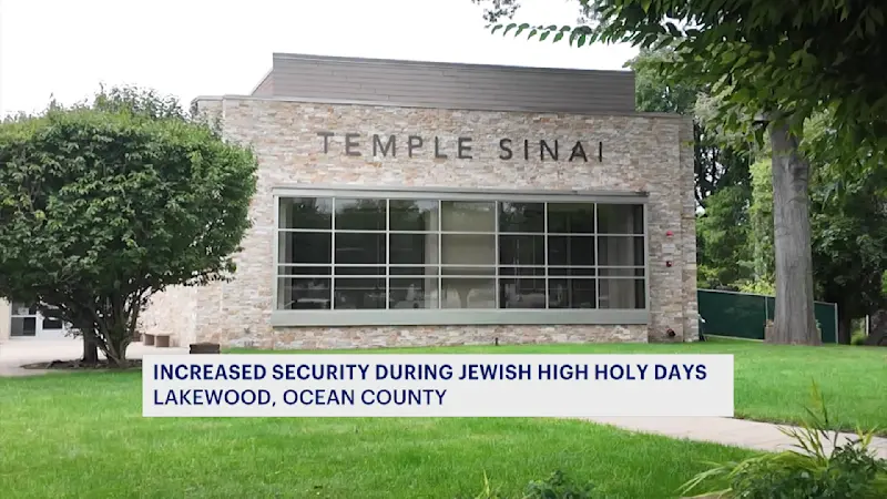 Story image: Security increased around New Jersey during Jewish High Holy Days