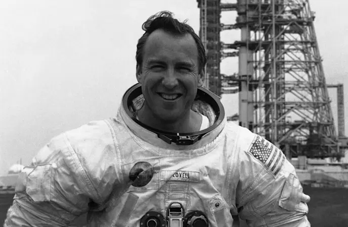 Story image: Apollo 13 moon mission leader Jim Lovell dies at 97 