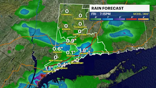 rain today ct