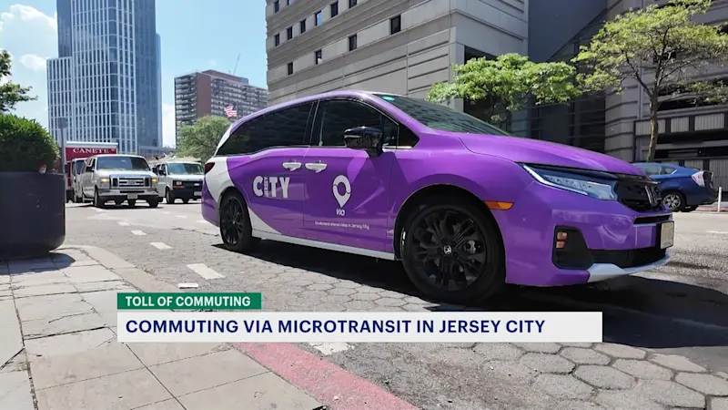 Story image: Toll of Commuting: Via microtransit offers rideshares across New Jersey cities