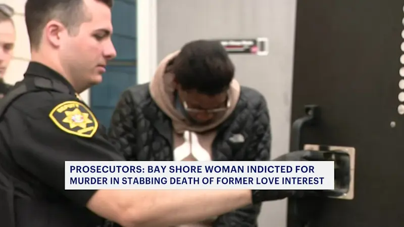 Story image: Prosecutors: Bay Shore woman indicted for murder in stabbing death of former love interest