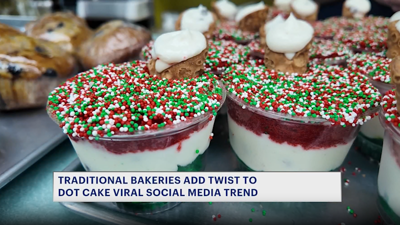 Story image: Brooklyn bakeries put unique spin on viral dot cake trend