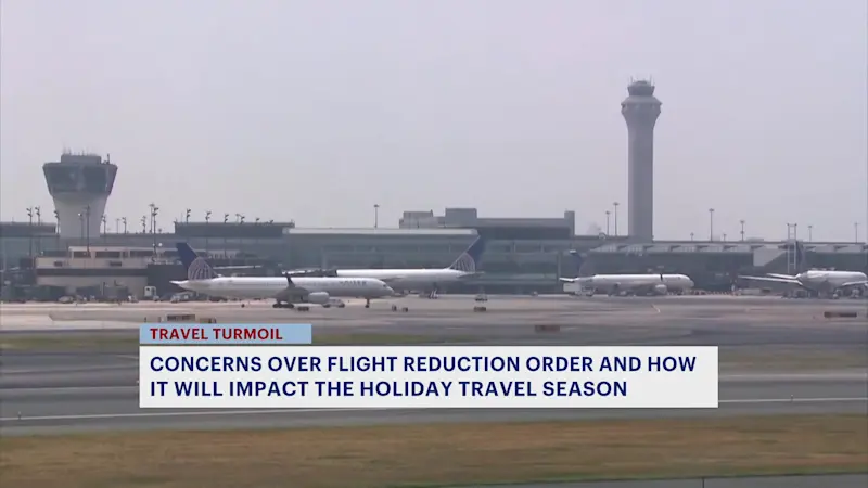 Story image: Air travelers see flights reduced by 6% as gov't shutdown lingers