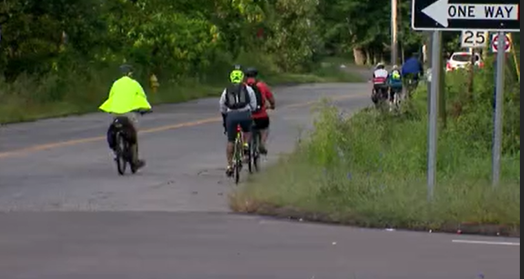 biking