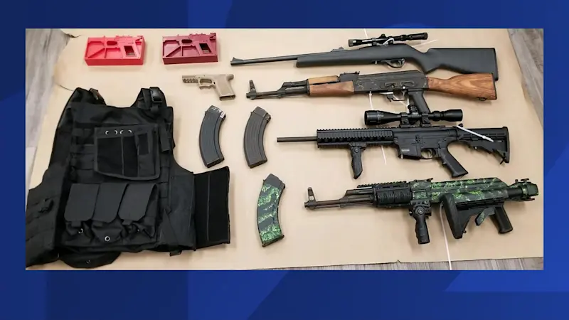 Story image: Police: Melville man arrested for illegal possession of guns and body armor