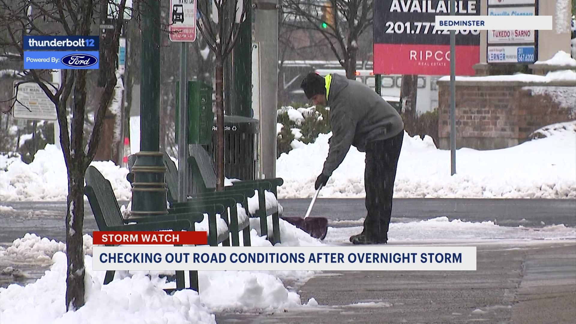 Thunderbolt 12: Taking a look at slippery road conditions across New Jersey following winter storm