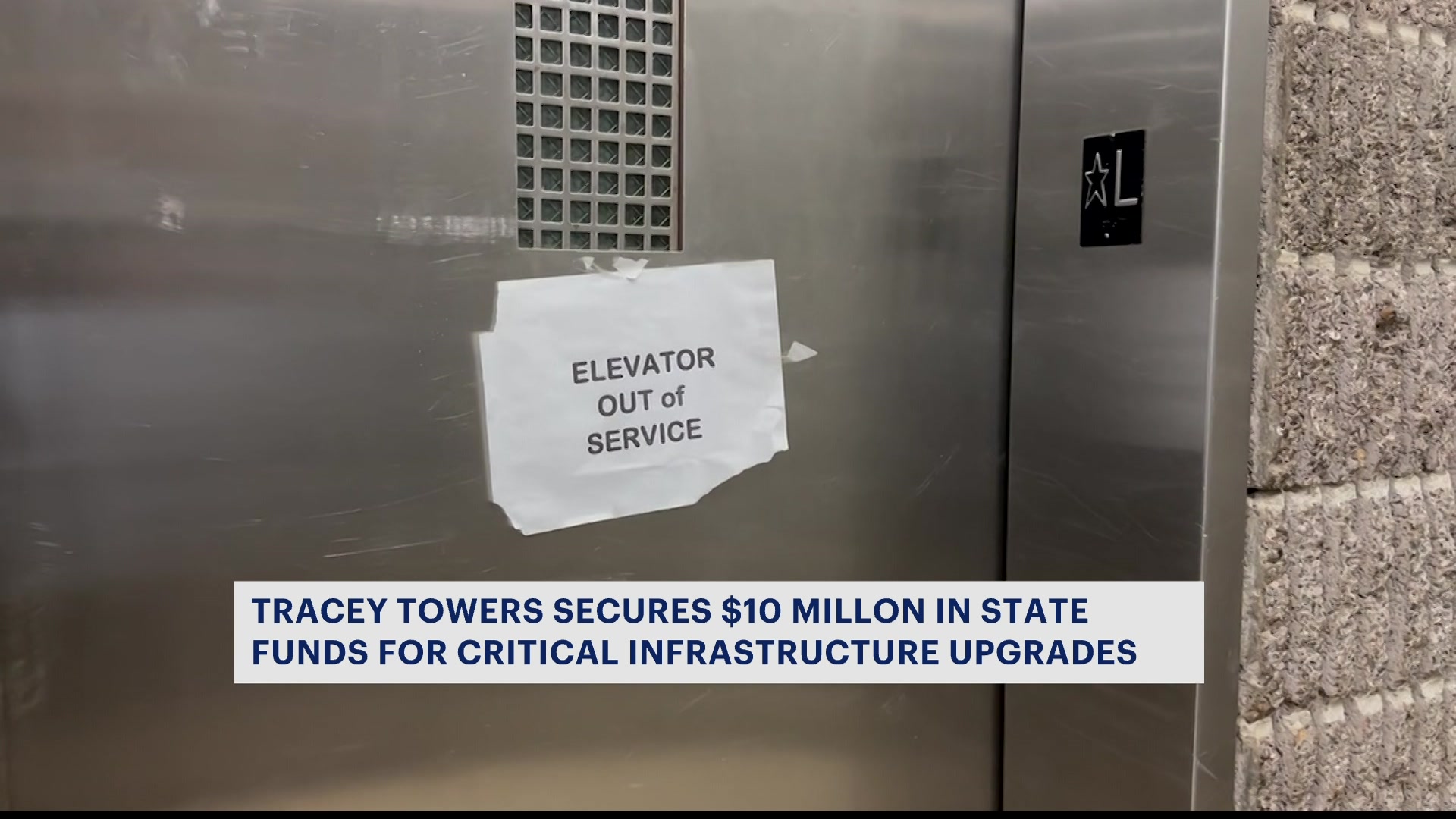 Tracey Towers gets $10M to fix elevators, critical updates
