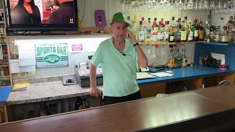 Story image: St. Patrick's Day 'bittersweet' for retiring Bridgeport restaurant owner