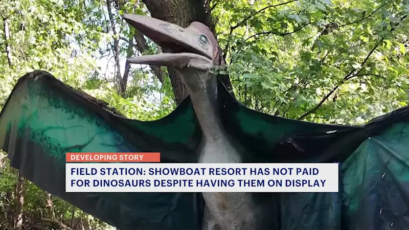 Story image: Field Station Dinosaurs says Showboat Resort took dinosaur animatronics without paying for them