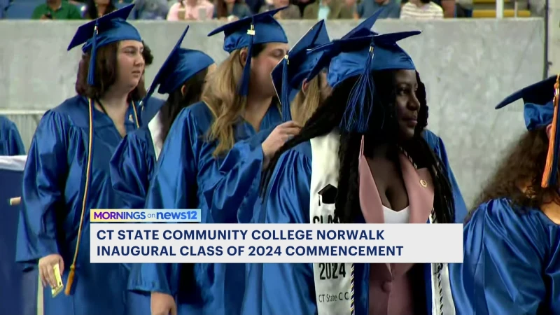 Story image: CT State Norwalk holds first graduation Thursday