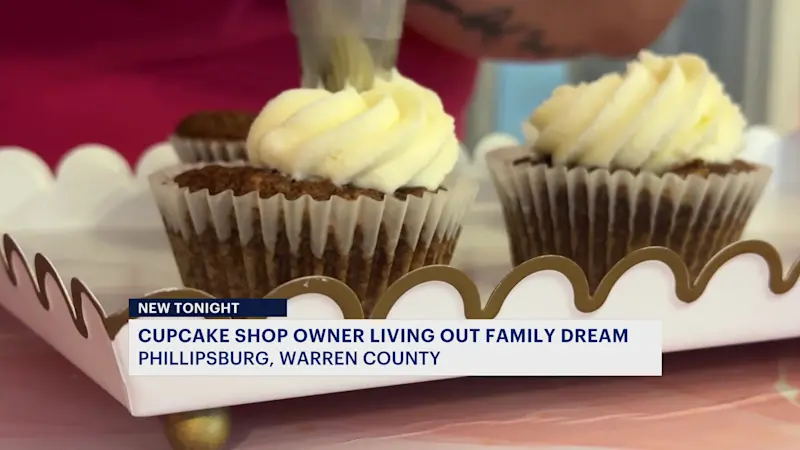 Story image: Widowed mom of 5 opens cupcake shop in Phillipsburg