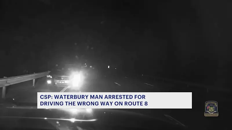 Story image: Police: Waterbury man drove wrong way on Route 8 in Thomaston