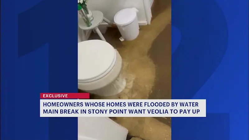 Story image: Homeowners plead for help from water company and CHPE contractors after major water main break
