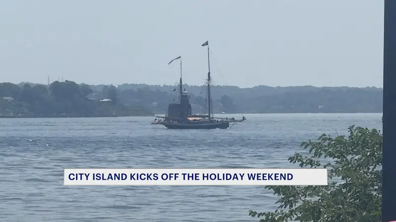 Story image: Residents line up for seafood, ships as City Island kicks off the holiday weekend