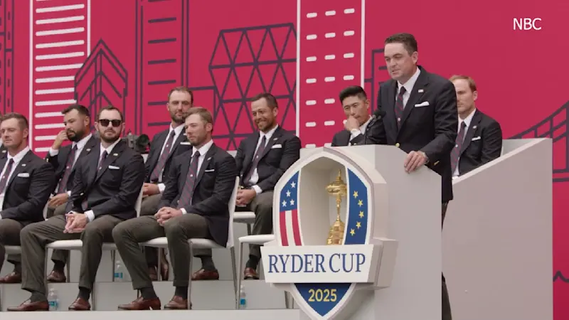 Story image:   Ryder Cup opening ceremony brings thousands of people to Bethpage Black