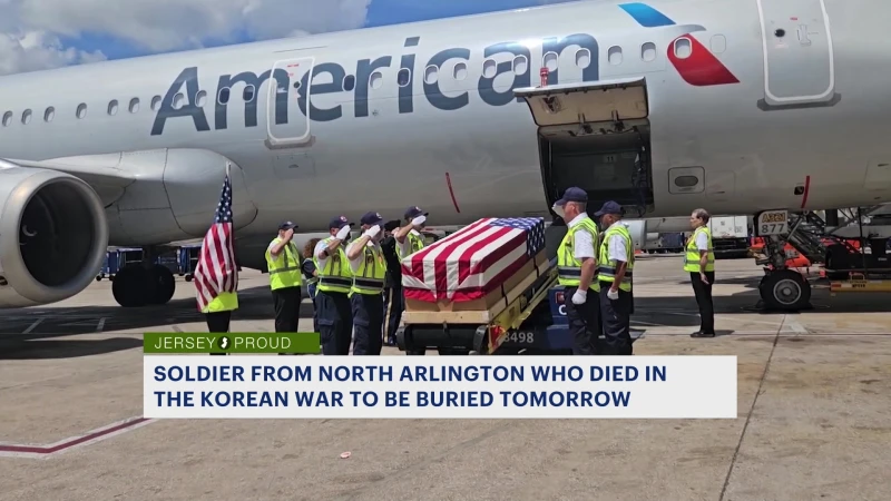 Story image: Jersey Proud: Korean War veteran to be laid to rest in Wrightstown after 70 years