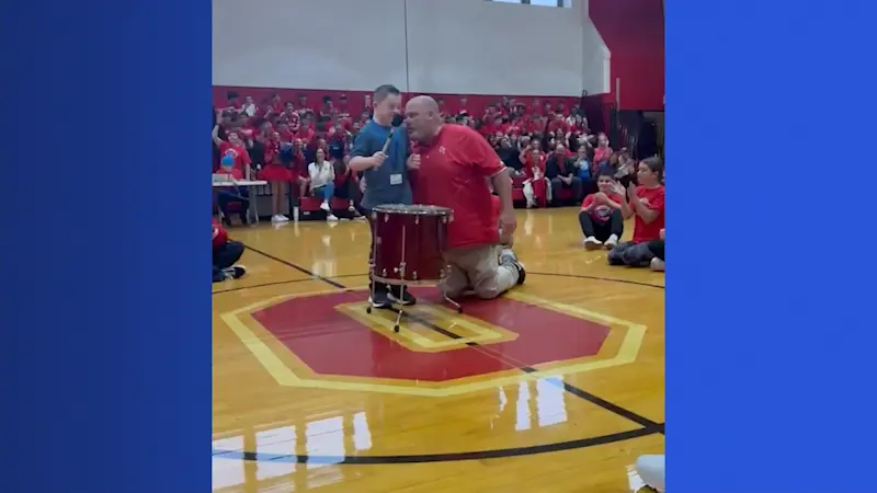 Story image: Jersey Proud: Ocean Intermediate School student participates in 'Whitney Challenge' 