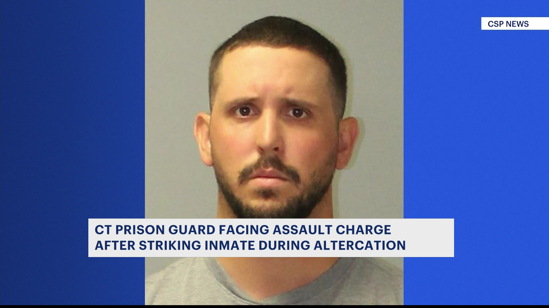 Officials Connecticut prison guard facing assault charges after