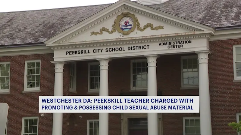 Story image: DA: Peekskill City School District substitute teacher charged with promoting, possessing child sexual abuse material