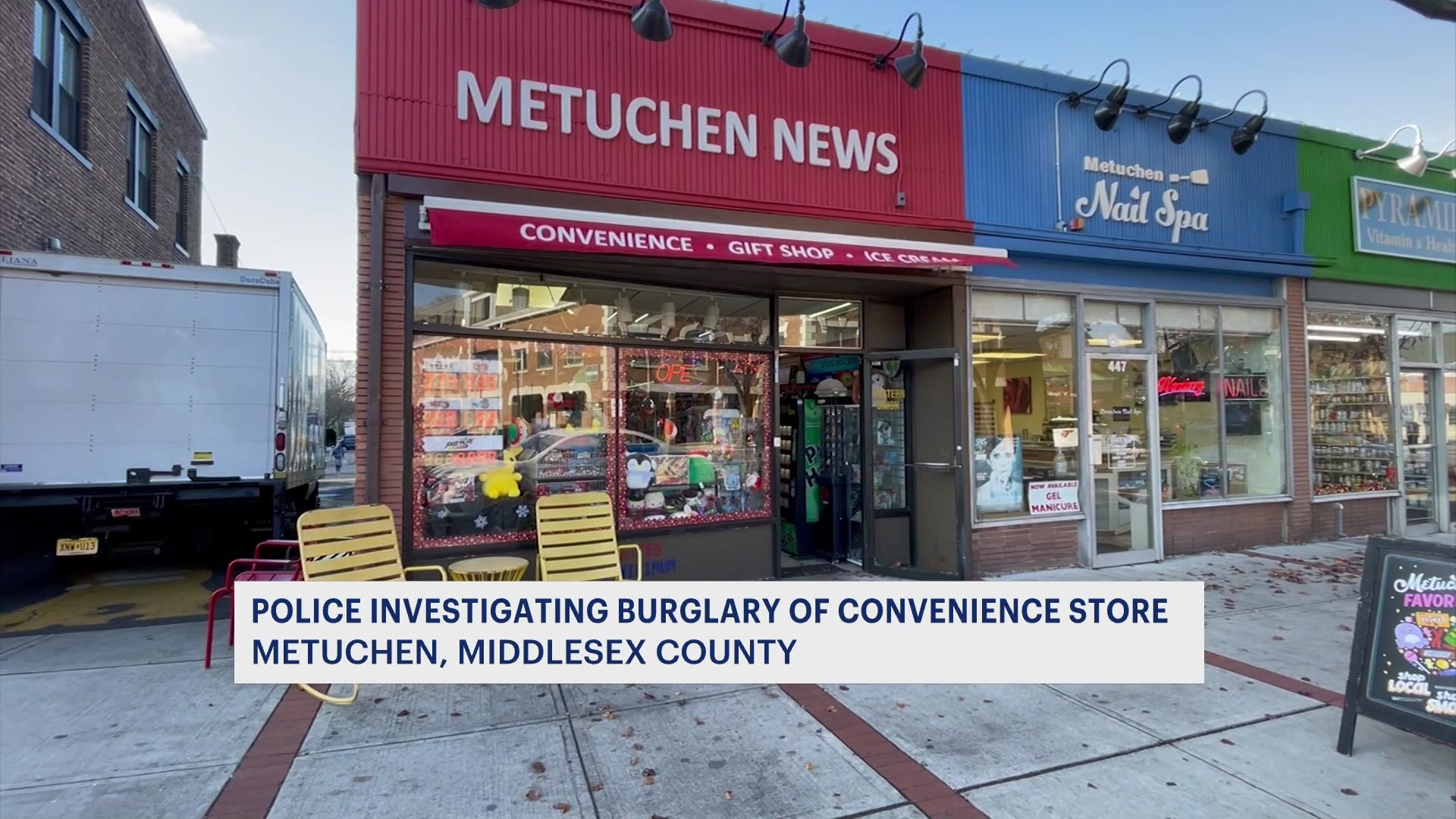 Metuchen Convenience Store Burglarized; Suspect Still On The Loose