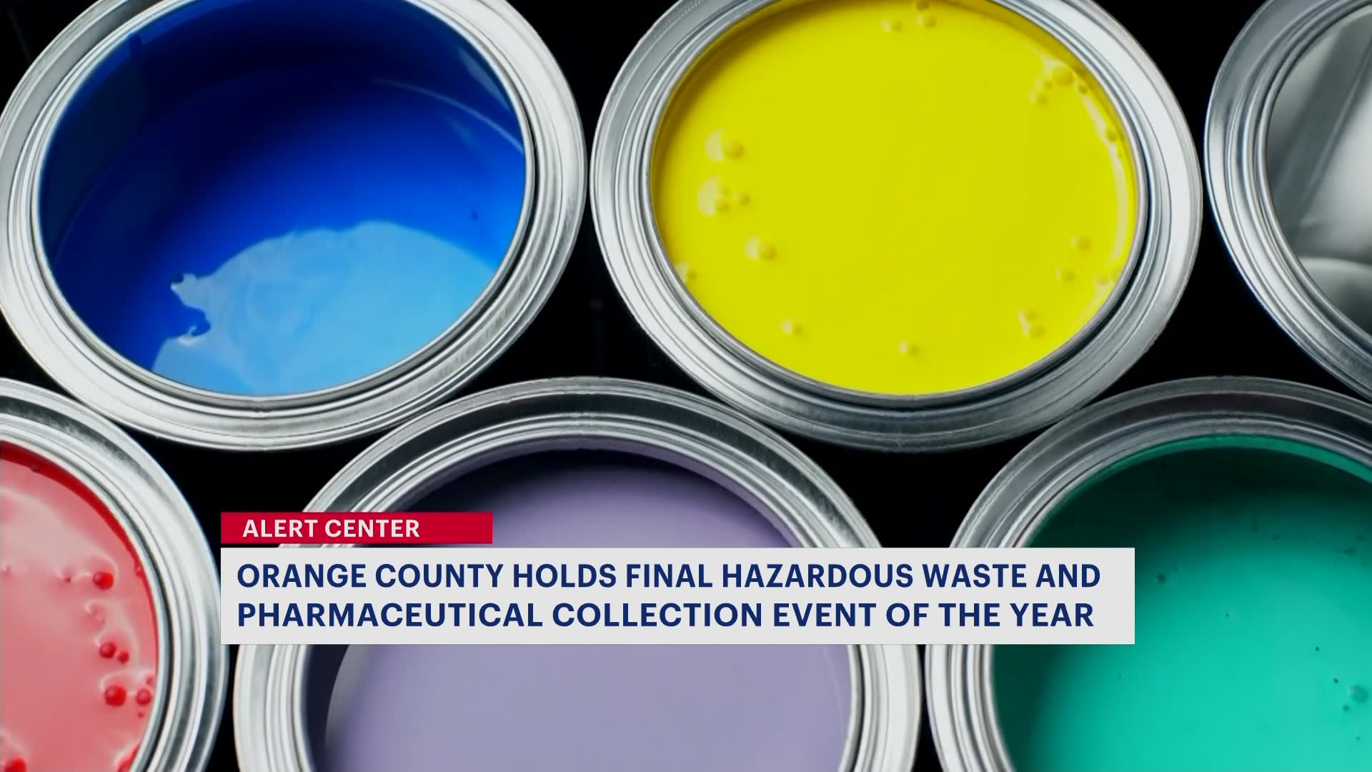 Orange county gears up for hazardous waste and safe scripts collection