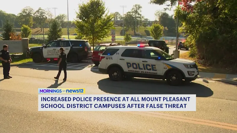 Story image: Extra police presence expected at Mount Pleasant schools after swatting incident 