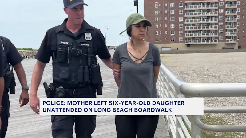 Story image: Mom accused of leaving 6-year-old child alone on Long Beach Boardwalk pleads not guilty 