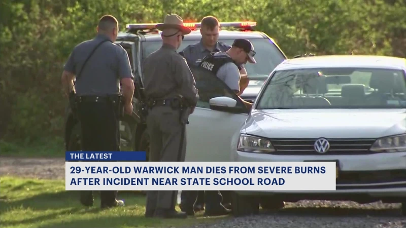 Story image: Police: 29-year-old man dies after burning incident at Warwick Park