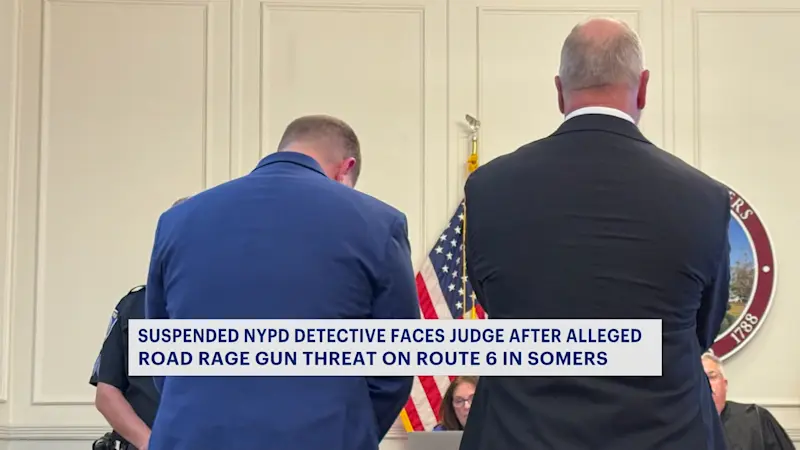 Story image: Off-duty NYPD detective accused of pointing gun at teens during alleged road rage incident in Somers 