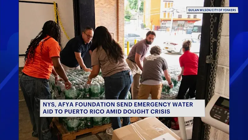Story image: New York, Afya foundation send emergency water aid to Puerto Rico amid drought crisis