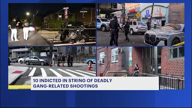 Story image: 10 people arrested, charged in connection to multiple Bronx shootings 