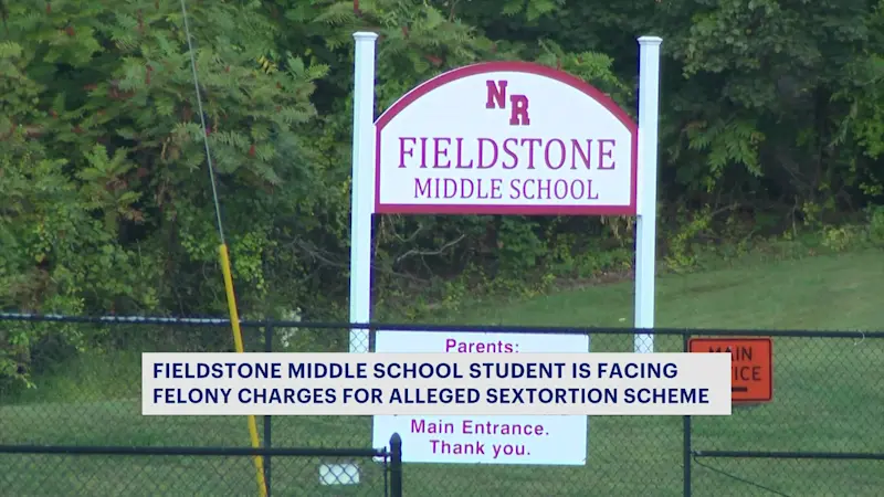 Story image: Fieldstone Middle School student arrested on felony charges, accused of 'sextortion'