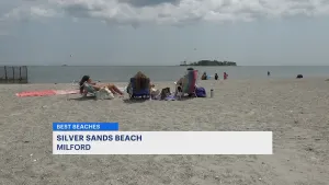 Where does Silver Sands rank on News 12 Connecticut's Best Beaches list?